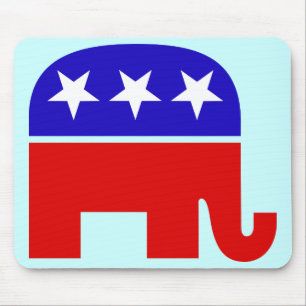 Republican Elephant Mousepad
