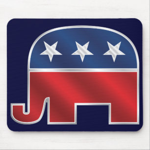 Republican Elephant Mousepad