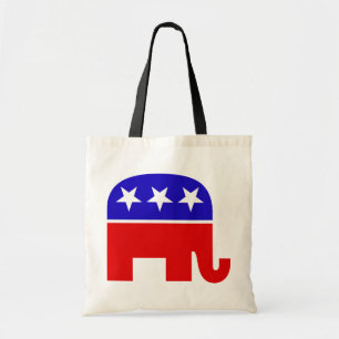 Republican Elephant Tote Bag