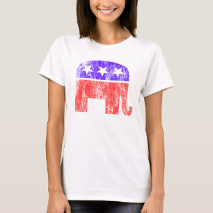 Republican Elephant Vintage T-Shirt