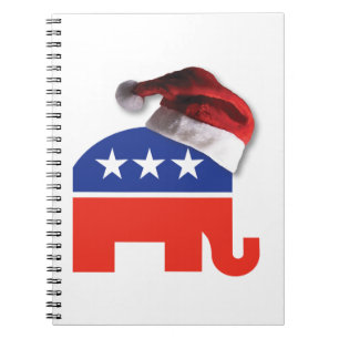 Republican-Elephant-XMAS Notebook
