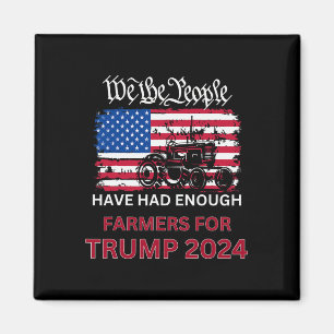 Republican Farmers For Trump 2024 We The People Magnet