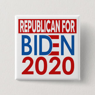 Republican for Biden 2020 15 Cm Square Badge
