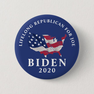 Republican for Joe | Vote For Joe Biden 2020 6 Cm Round Badge