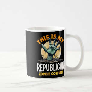 Republican Halloween Zombie Matching Costume Coffee Mug