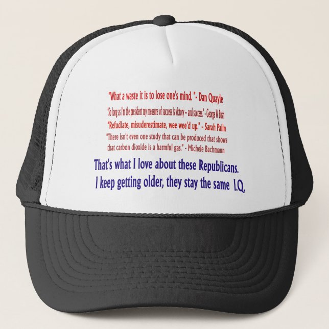 Republican I.Q. Hat (Front)