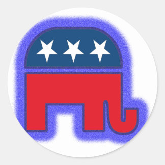 Republican Logo.tif Classic Round Sticker