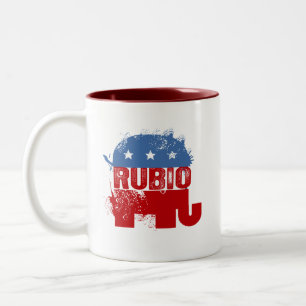 REPUBLICAN MARC RUBIO Two-Tone COFFEE MUG