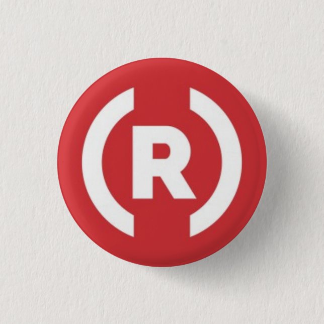 Republican Party Logo 3 Cm Round Badge (Front)