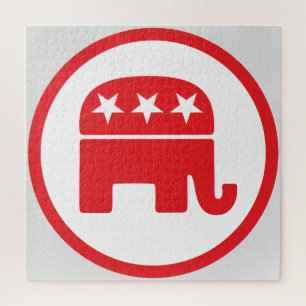 Republican Party Political Symbol (Elephant) Jigsaw Puzzle