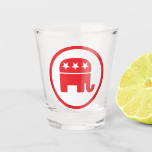 Republican Party Political Symbol (Elephant) Shot Glass