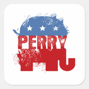 REPUBLICAN PERRY SQUARE STICKER