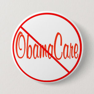 Republican Remember In November Anti ObamaCare 7.5 Cm Round Badge