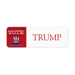 Republican Return Address Label