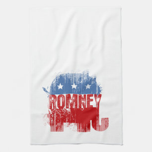 Republican ROMNEY Tea Towel
