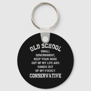 Republican Shirts Funny Old School Conservative Gi Key Ring