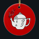 REPUBLICAN TEA PARTY CERAMIC ORNAMENT<br><div class="desc">PoliticalT-shirts.com: Browse the full spectrum of political gifts and apparel. Political bumper stickers,  hoodies,  buttons,  magnets,  mugs,  posters,  and more. Choose Republican,  Democrat,  Liberal,  or Conservative Humour Tees,  and 2010 Campaign Gear & 2012 Campaign Gear.</div>