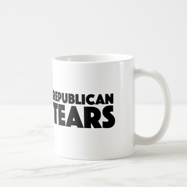 Republican Tears Pro Democrats Hillary Clinton Mug (Right)