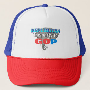 Republican, the party to go to trucker hat