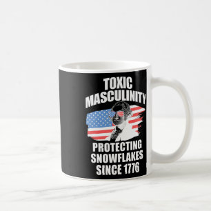 Republican Toxic Masculinity American Flag George Coffee Mug