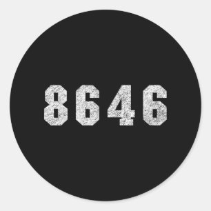 Republican Trump 86 46 Classic Round Sticker