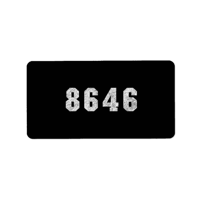 Republican Trump 86 46 Label (Front)