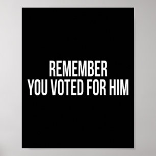 Republican Trump Democrat Gear Uni Poster