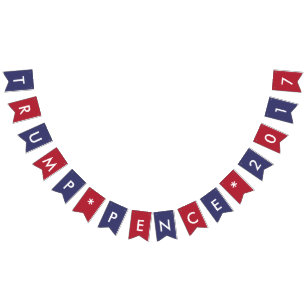 Republican Trump Pence 2017 American Flag Colours