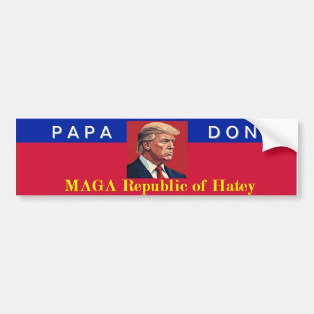 Republican Trumpkin Bumper Sticker (Front)