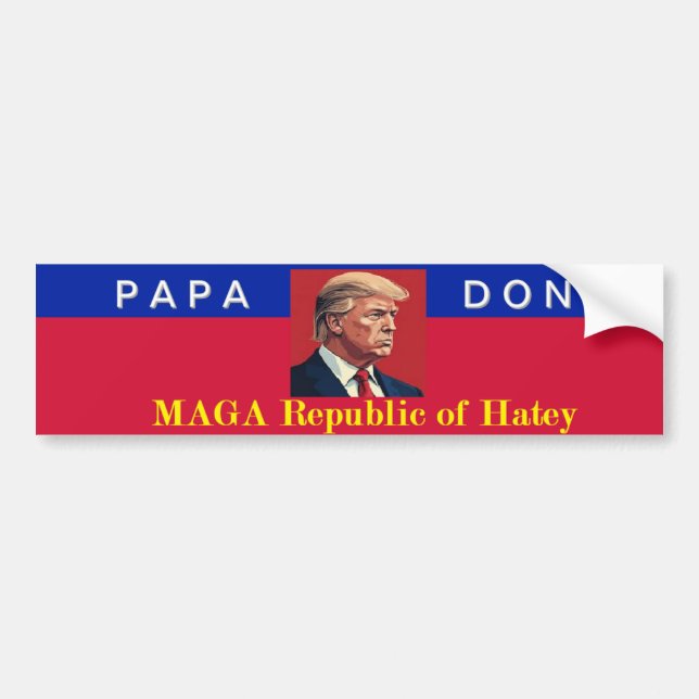Republican Trumpkin Bumper Sticker (Front)