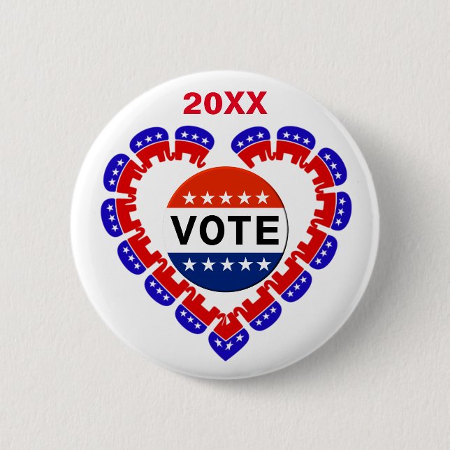 Republican Vote Button (Front)