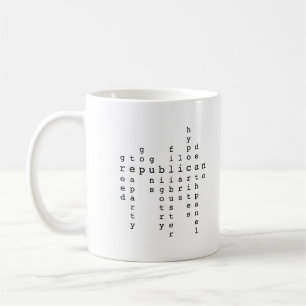 Republican Word Association Coffee Mug