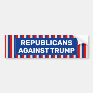🎩 Republicans Against Trump Bumper Sticker