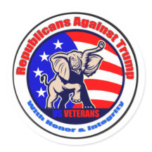 Republicans against trump stickers