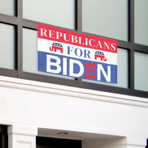Republicans for Biden   Vote Biden 2024 Election Banner