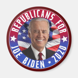 Republicans for Joe Biden US President Photo 2020 Magnet