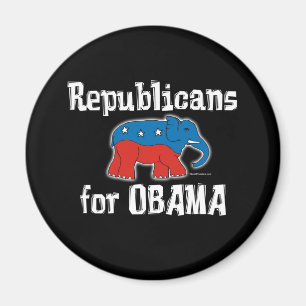 Republicans for Obama Magnets
