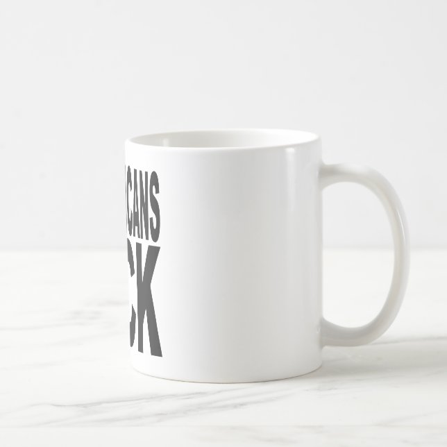 Republicans Suck Coffee Mug (Right)