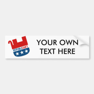 REPUBLICAN'T BUMPER STICKER