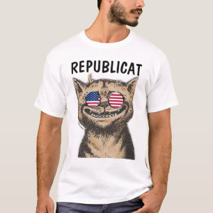 REPUBLICAT Funny Republican CAT T-shirts