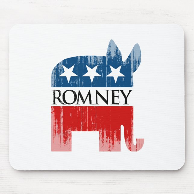 Republicrat Romney.png Mouse Pad (Front)