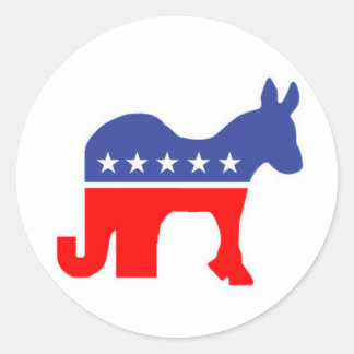 Republicrat stickers