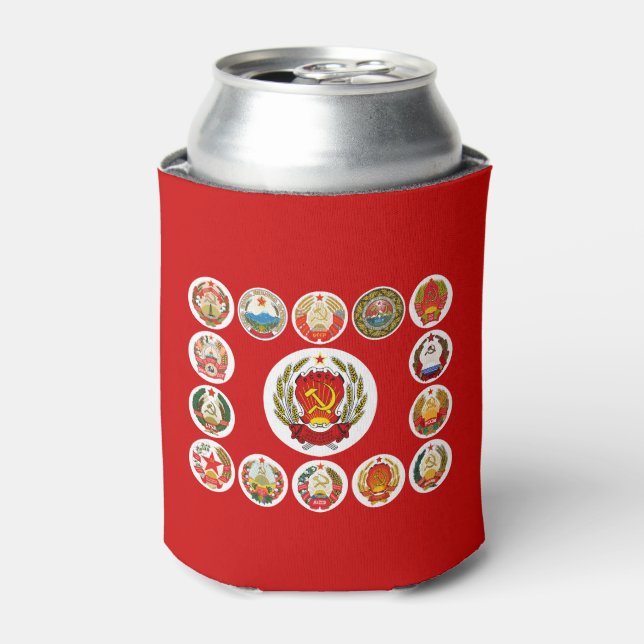 Republics of the Soviet Union Can Cooler (Can Front)