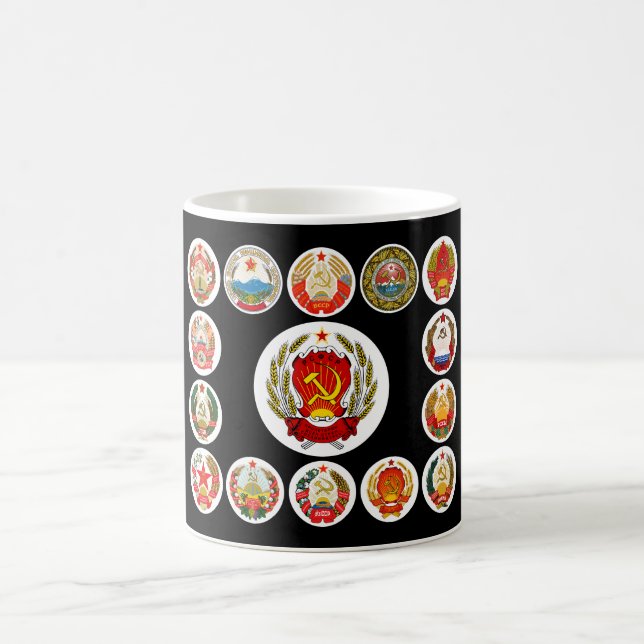 Republics of the Soviet Union Coffee Mug (Center)