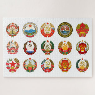 Republics of the Soviet Union Jigsaw Puzzle