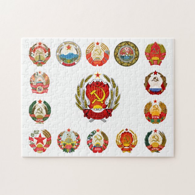 Republics of the Soviet Union Jigsaw Puzzle (Horizontal)