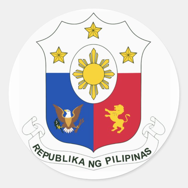 Republika ng Pilipinas (Coat of Arms) Stickers (Front)