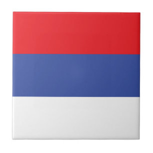 Republika Srpska Flag Ceramic Tile