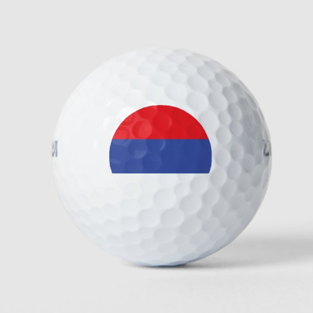 Republika Srpska Flag Golf Balls (Front)