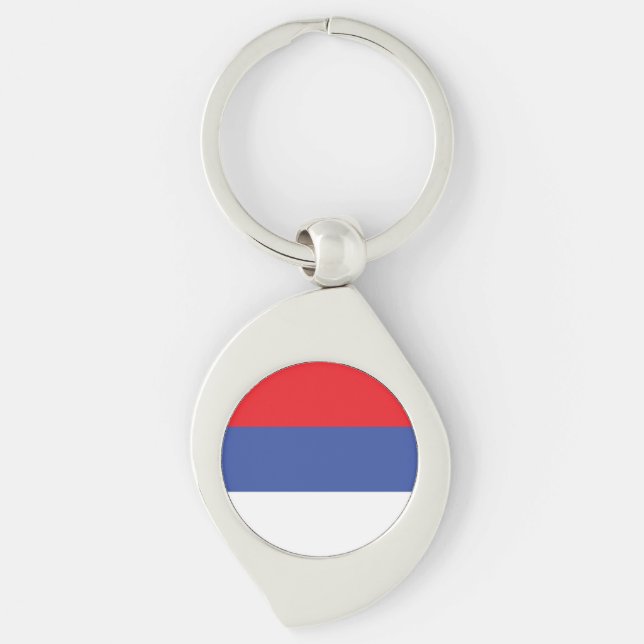 Republika Srpska Flag Key Ring (Front)